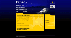 Desktop Screenshot of eiltransgmbh.de