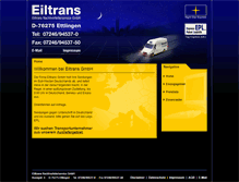 Tablet Screenshot of eiltransgmbh.de